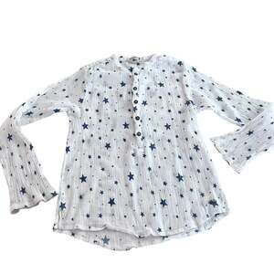 Louis Louise boys muslin star print button shirt size 10